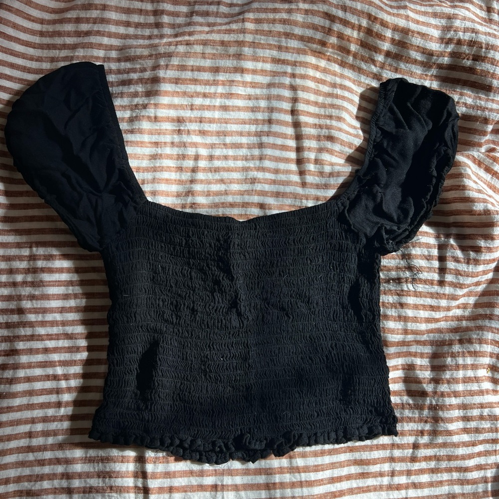 Puff sleeve top